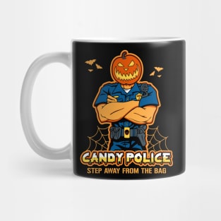 Candy Police Halloween Mug